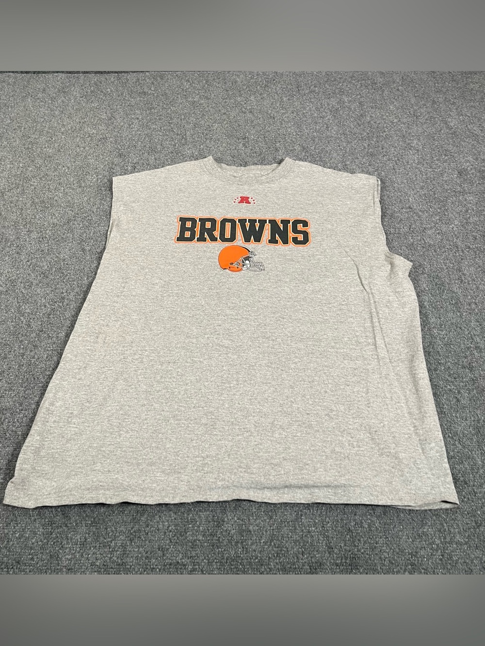 Cleveland Browns Tank Top Men’s Xl Gray NFL Casual Workout Gym